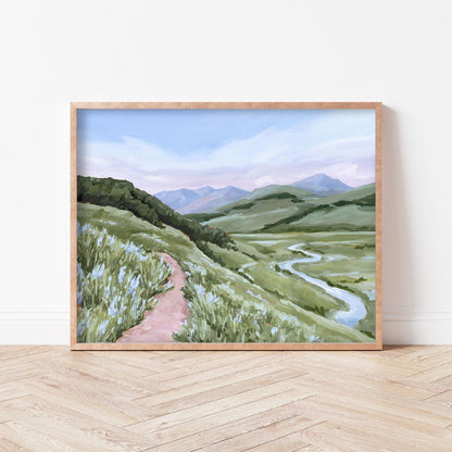 ’Brush Creek’ Art Print - Crested Butte Colorado - abstract - Artwork