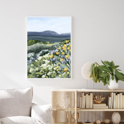 ’Buffalo Mountain’ Art Print - Colorado Wall - abstract - Artwork - Dillon