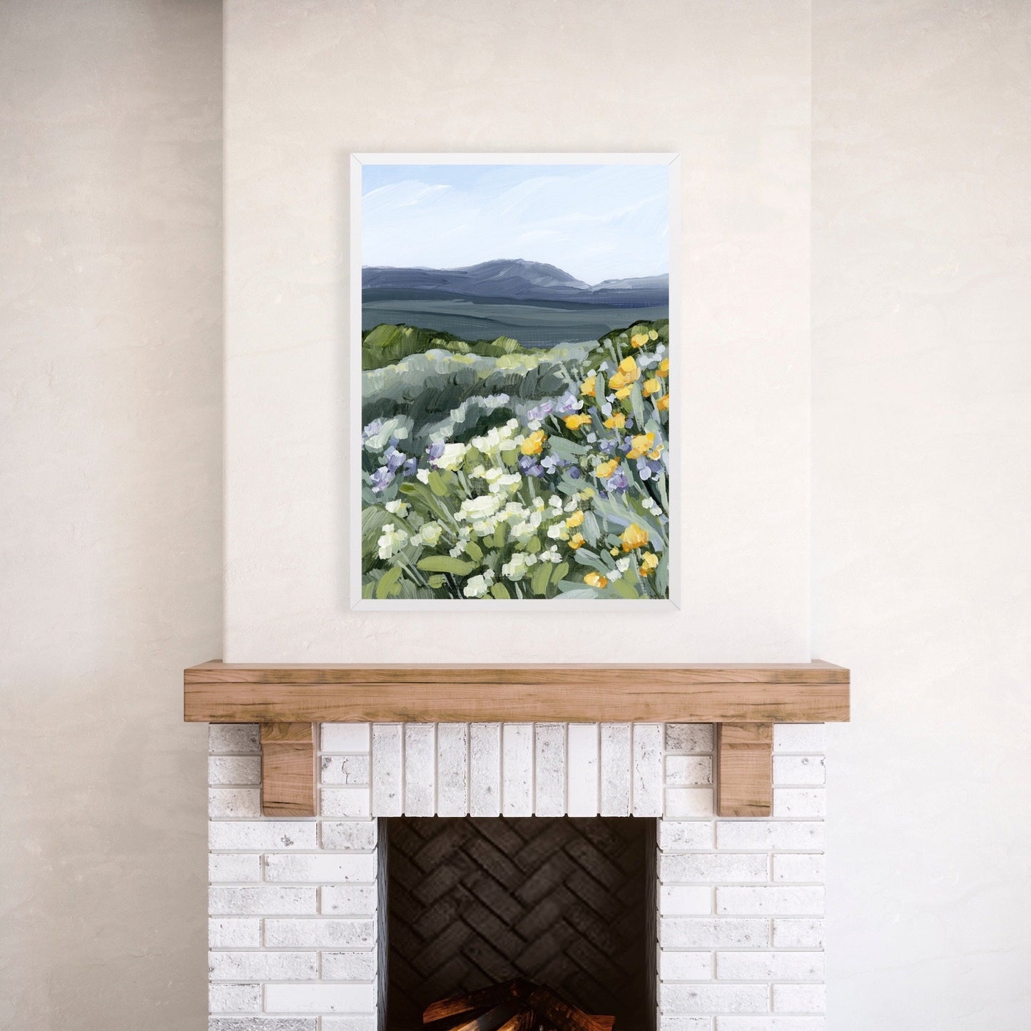 ’Buffalo Mountain’ Art Print - Colorado Wall - abstract - Artwork - Dillon