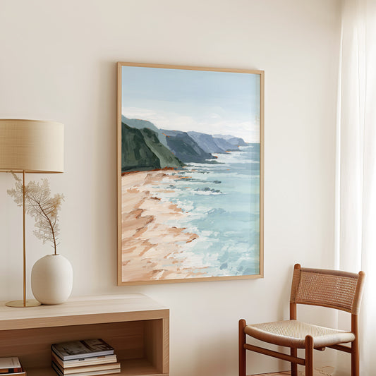 "By the Sea" Art Print