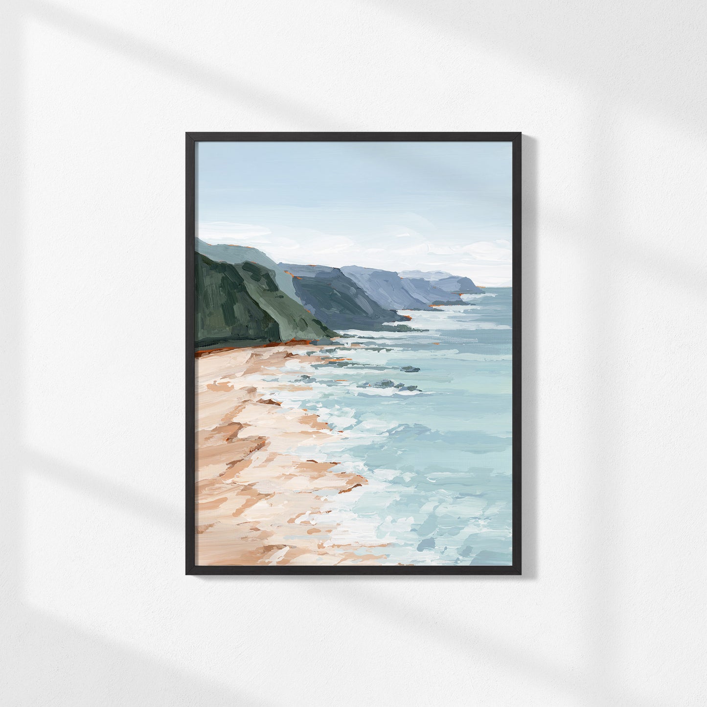 Kunstdruck „Zuhause im Tal“