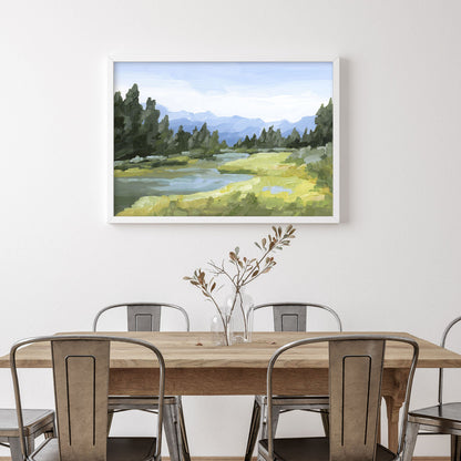 ’Canadian Rockies’ Art Print - Banff National Park Wall - alberta - Artwork