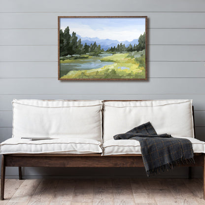 ’Canadian Rockies’ Art Print - Banff National Park Wall - alberta - Artwork