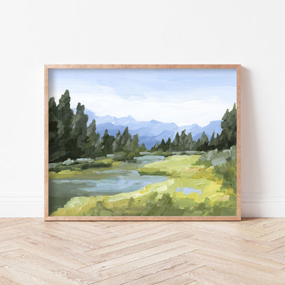 ’Canadian Rockies’ Art Print - Banff National Park Wall - alberta - Artwork