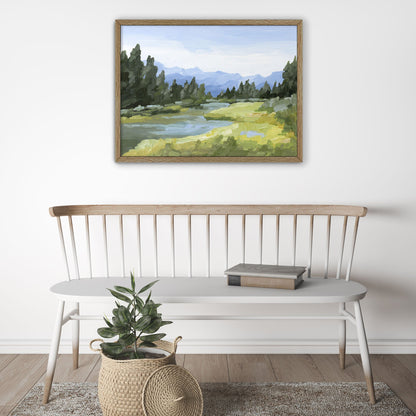 ’Canadian Rockies’ Art Print - Banff National Park Wall - alberta - Artwork