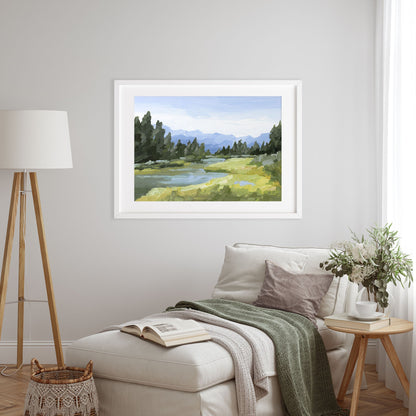 ’Canadian Rockies’ Art Print - Banff National Park Wall - alberta - Artwork