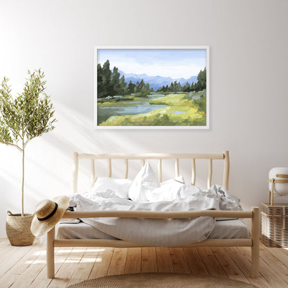 ’Canadian Rockies’ Art Print - Banff National Park Wall - alberta - Artwork