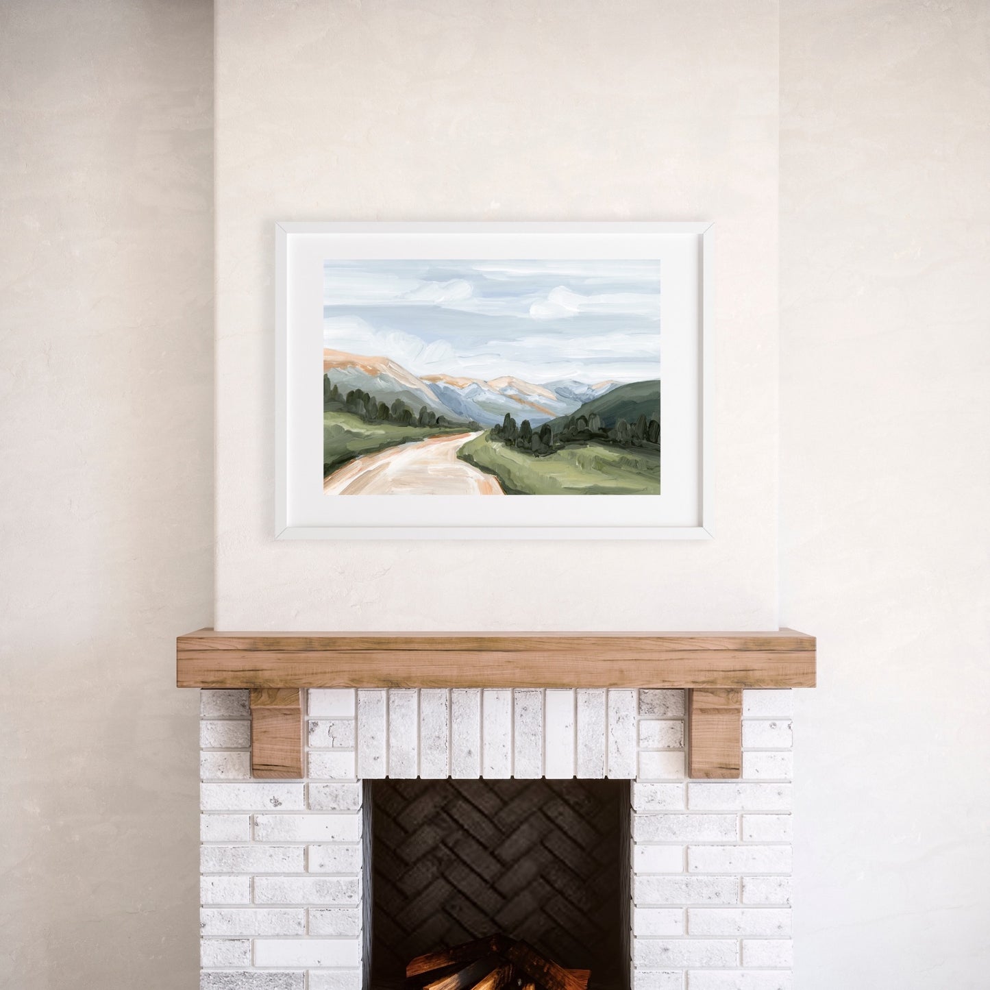 "Canyon Ridge Road I" Art Print - Katie Garrison Art