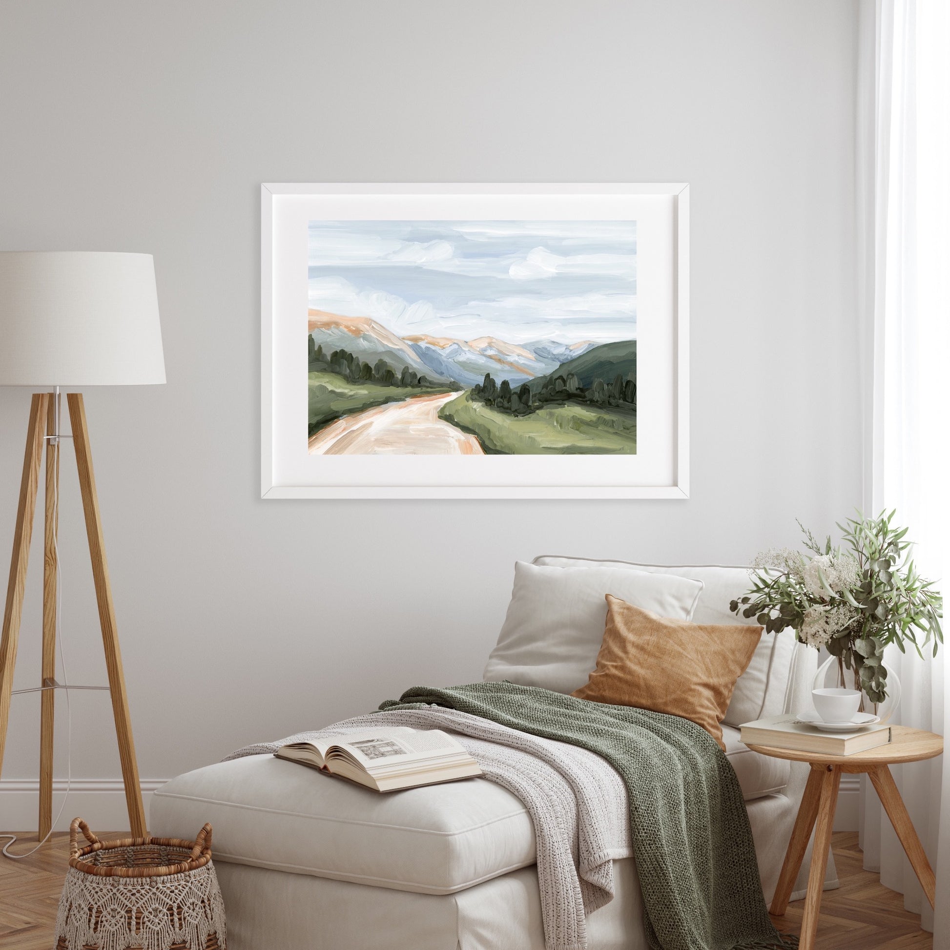 "Canyon Ridge Road I" Art Print - Katie Garrison Art