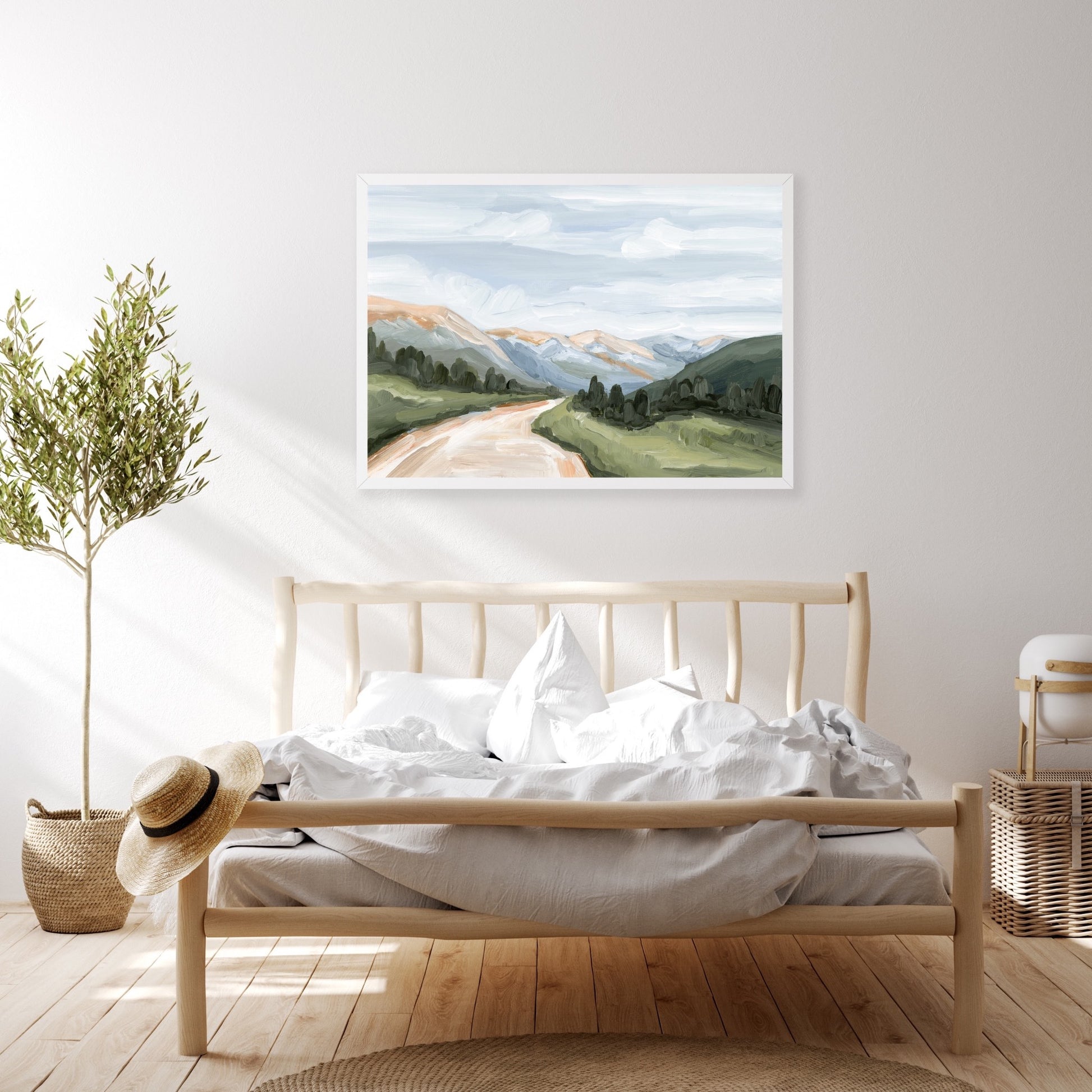 "Canyon Ridge Road I" Art Print - Katie Garrison Art