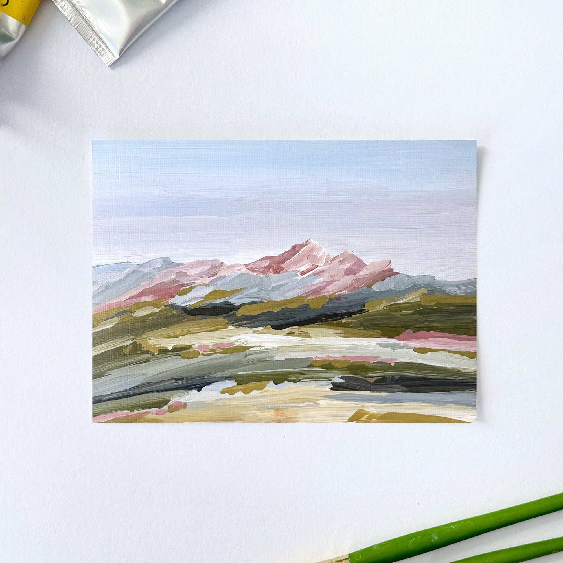 ’Centennial’ Original Painting || 5x7 - Colorado Landscape - abstract - Acrylic - Artwork