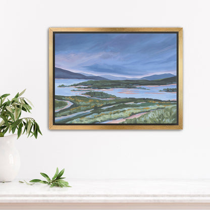 ’Changing Seasons’ Art Print - Stretched Canvas / 8x10 in / Gold Frame - Silverthorne Colorado Mountain - Artwork