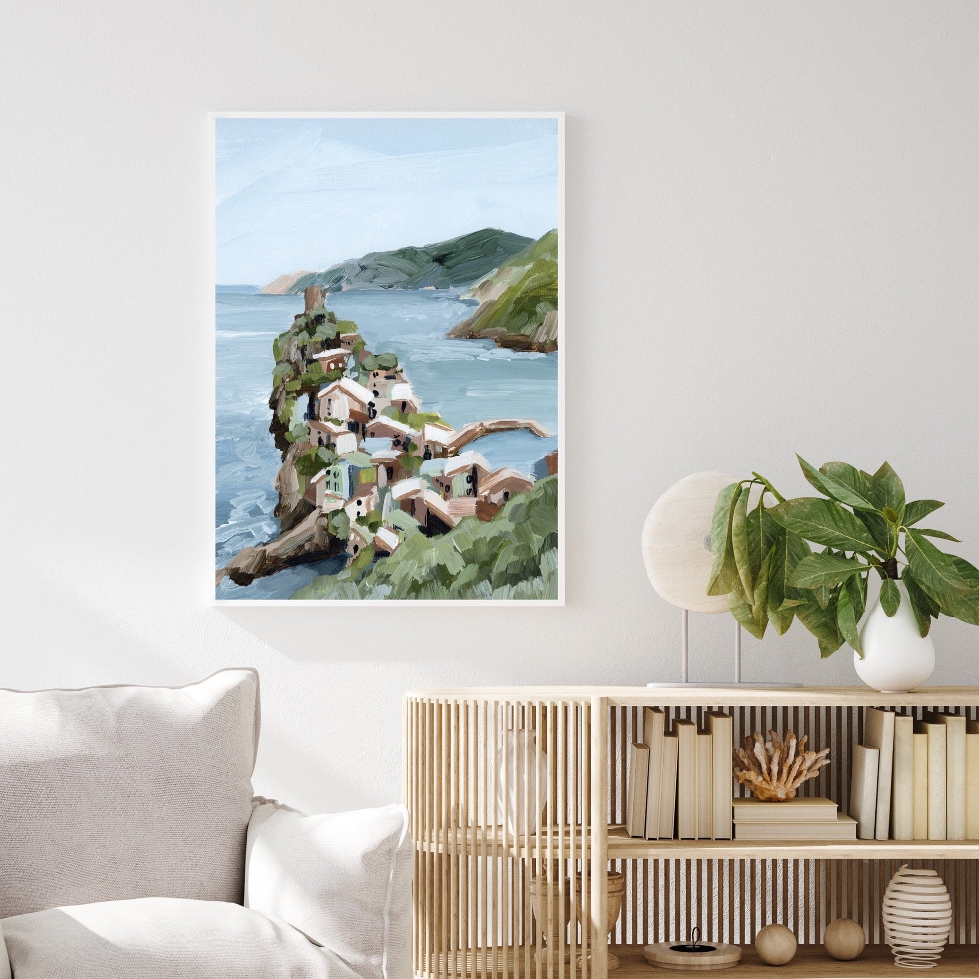 ’Cliffs of Vernazza’ Art Print - Cinque Terre Italy Wall - Terra - Coastal - Europe