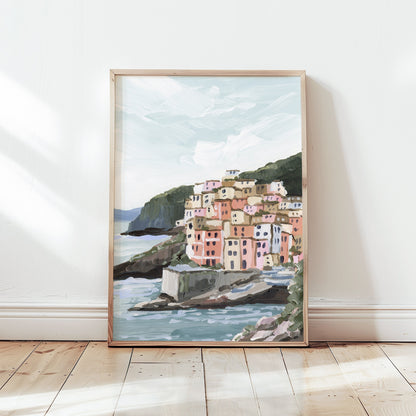 Estampe « Maison dans la vallée »
