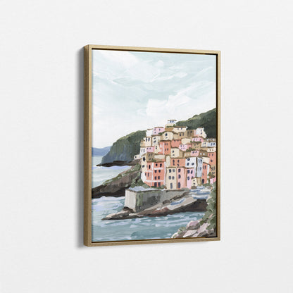 Estampe « Maison dans la vallée »
