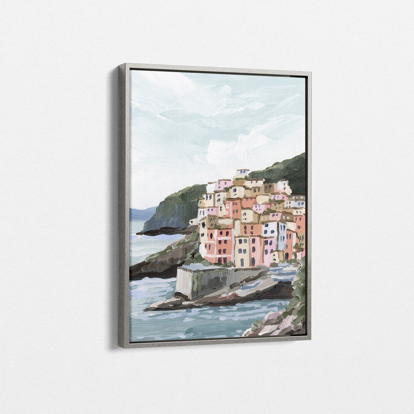 Estampe « Maison dans la vallée »