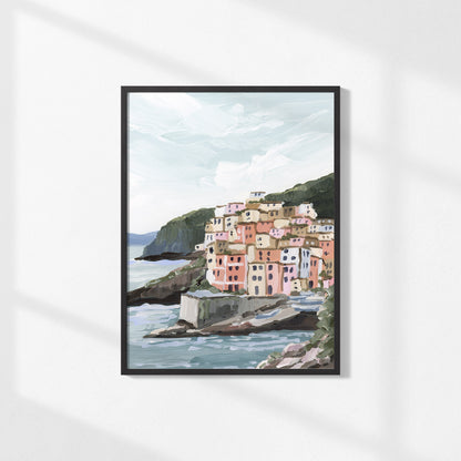 Estampe « Maison dans la vallée »