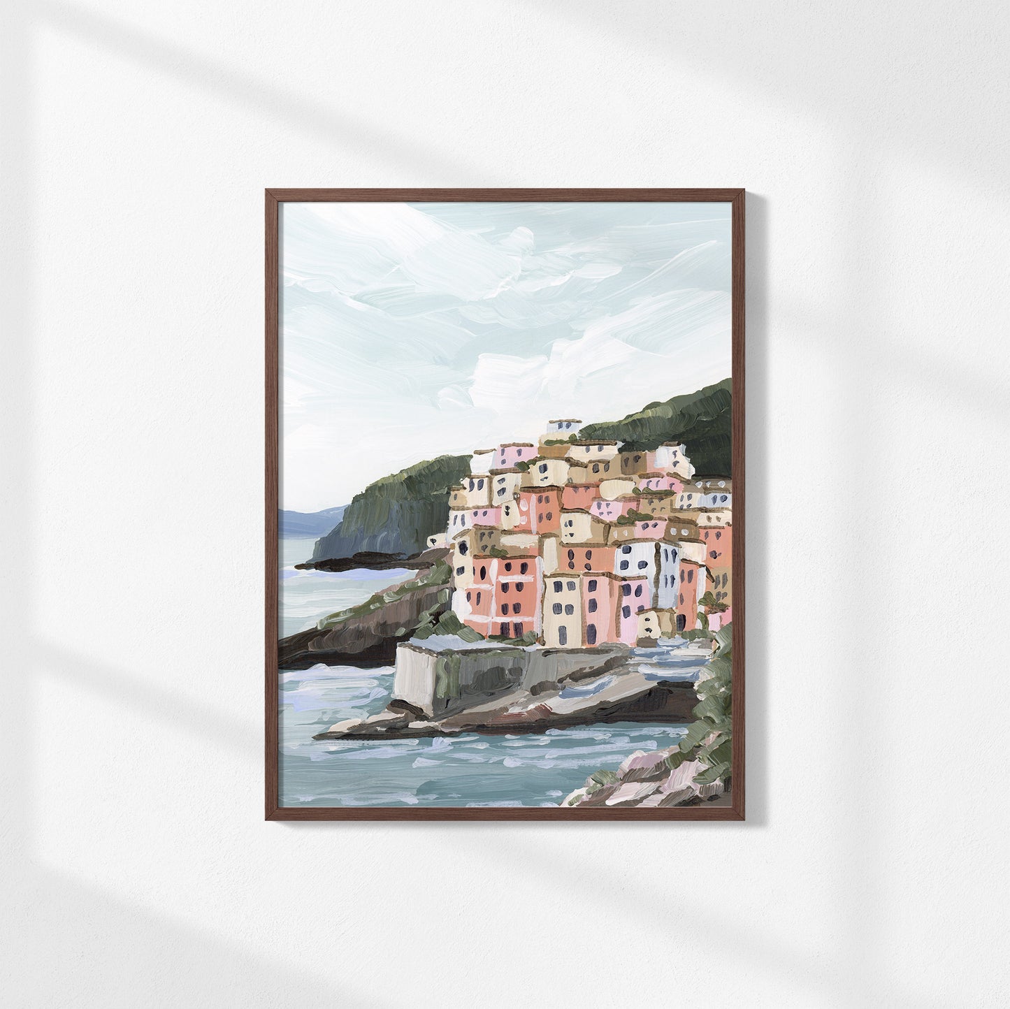 Estampe « Maison dans la vallée »