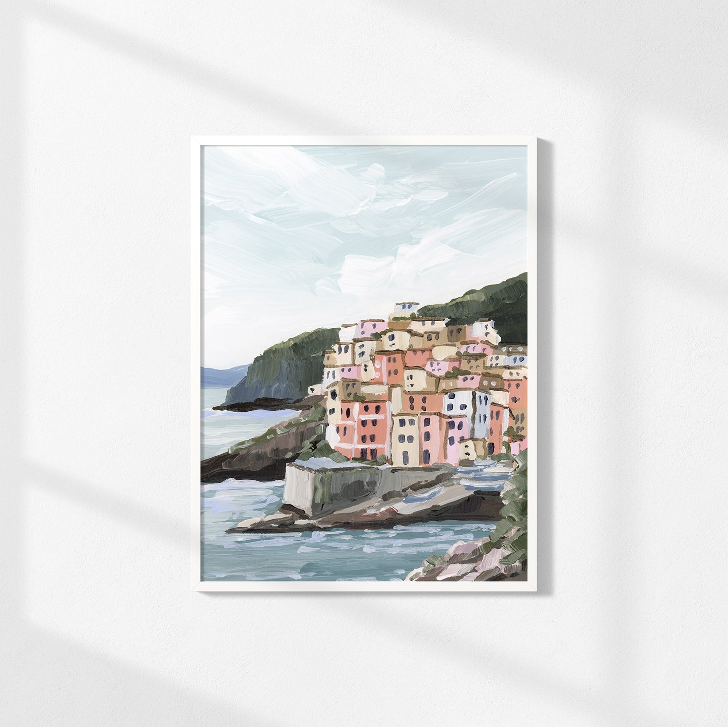Estampe « Maison dans la vallée »