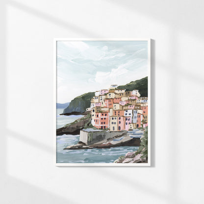 Estampe « Maison dans la vallée »