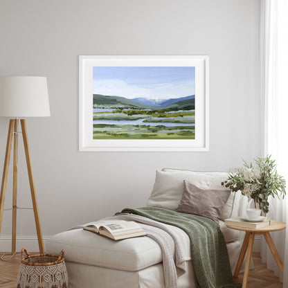 ’Colorado Summer’ Art Print - Vail Landscape Painting - Colorado - Eagle - Mountain