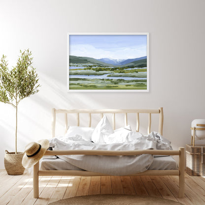 ’Colorado Summer’ Art Print - Vail Landscape Painting - Colorado - Eagle - Mountain