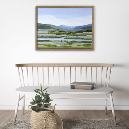 ’Colorado Summer’ Art Print - Vail Landscape Painting - Colorado - Eagle - Mountain