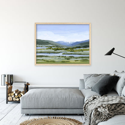 ’Colorado Summer’ Art Print - Vail Landscape Painting - Colorado - Eagle - Mountain