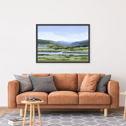 ’Colorado Summer’ Art Print - Vail Landscape Painting - Colorado - Eagle - Mountain