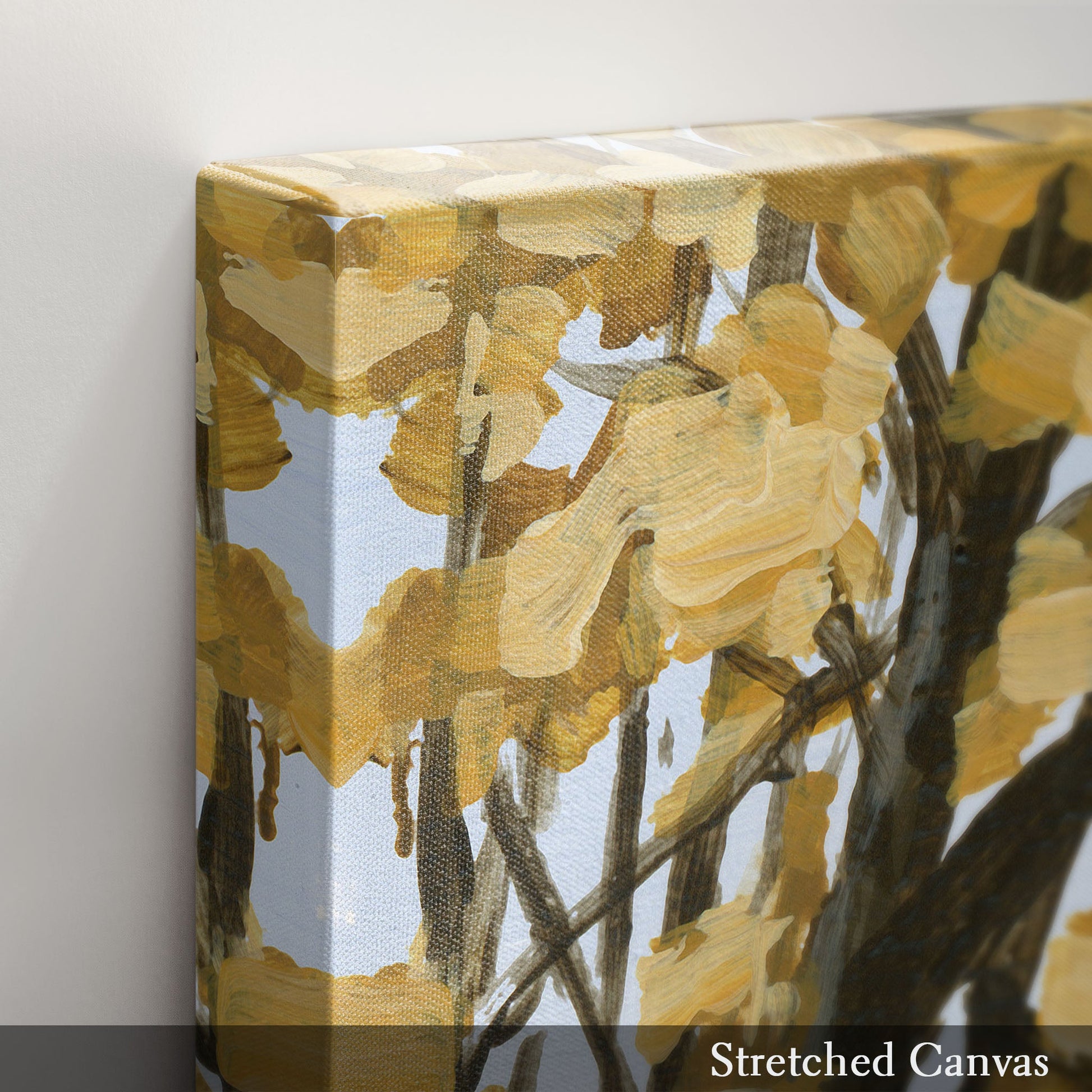’Creekside Meandering’ Diptych Art Print || Set of 2 abstract Artwork Autumn Beaver Creek