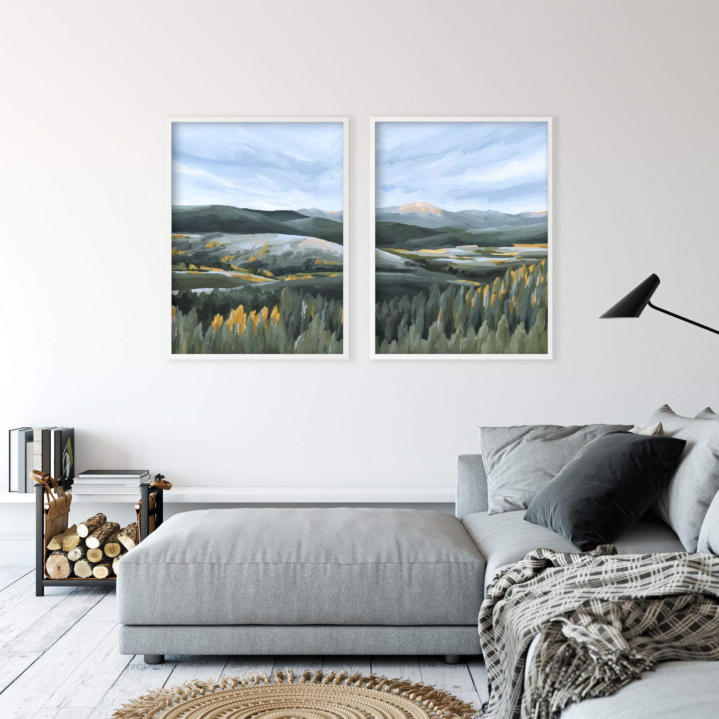 "First Fall" Diptych Art Print || Set of 2