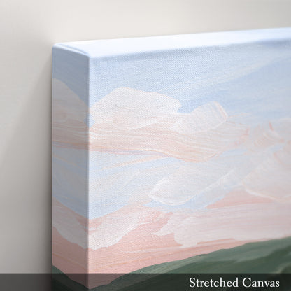 Kunstdruck „Zuhause im Tal“