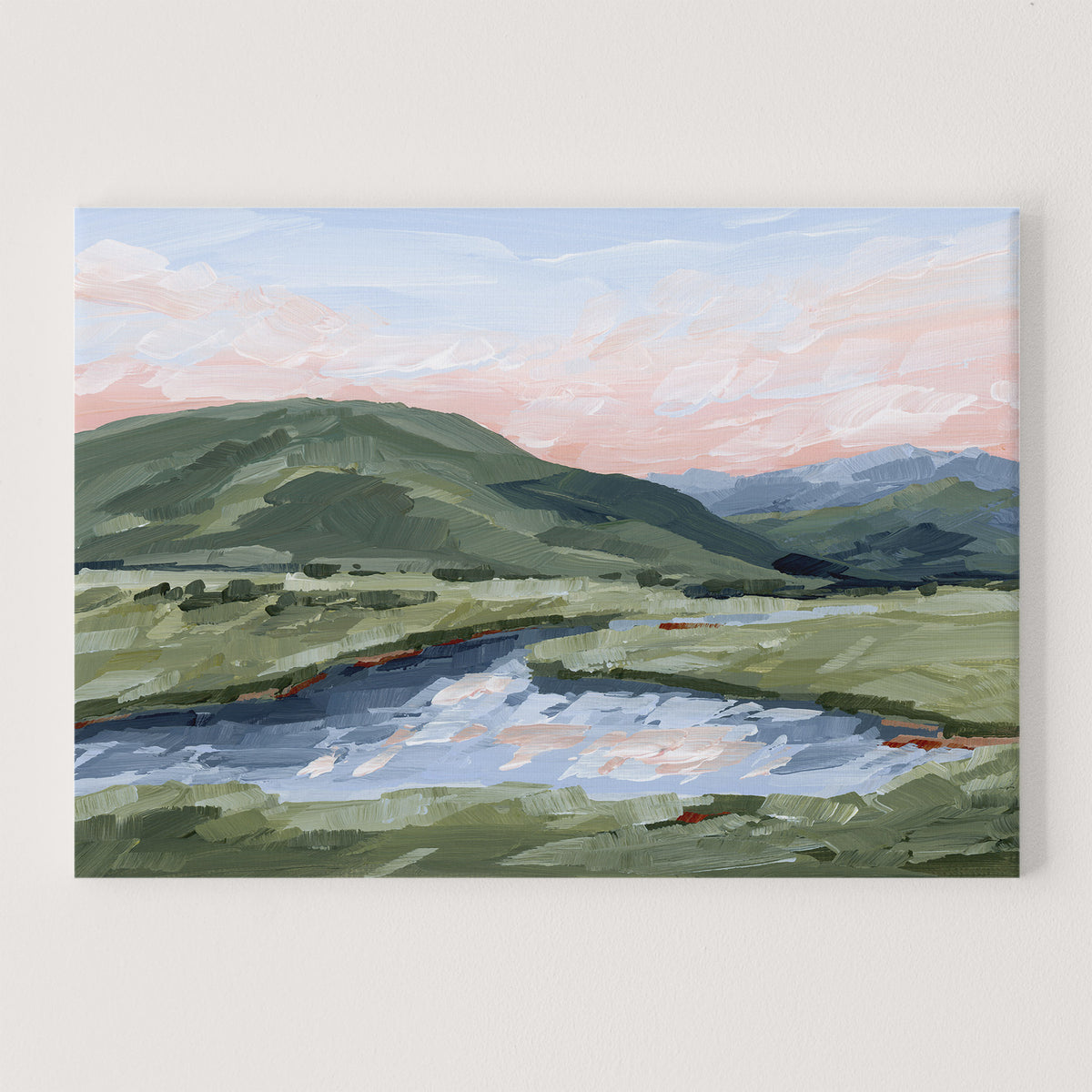 Kunstdruck „Zuhause im Tal“
