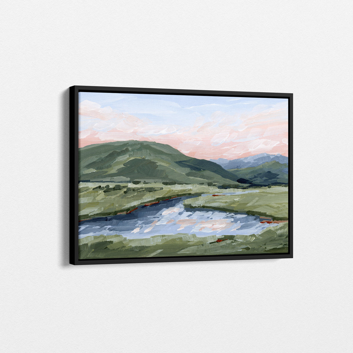 Kunstdruck „Zuhause im Tal“
