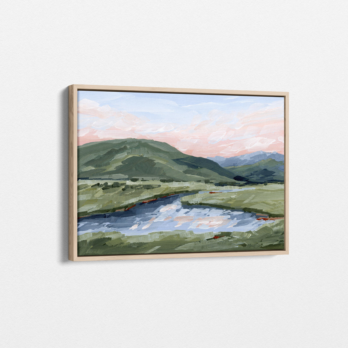 Kunstdruck „Zuhause im Tal“