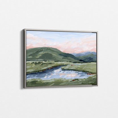 Kunstdruck „Zuhause im Tal“