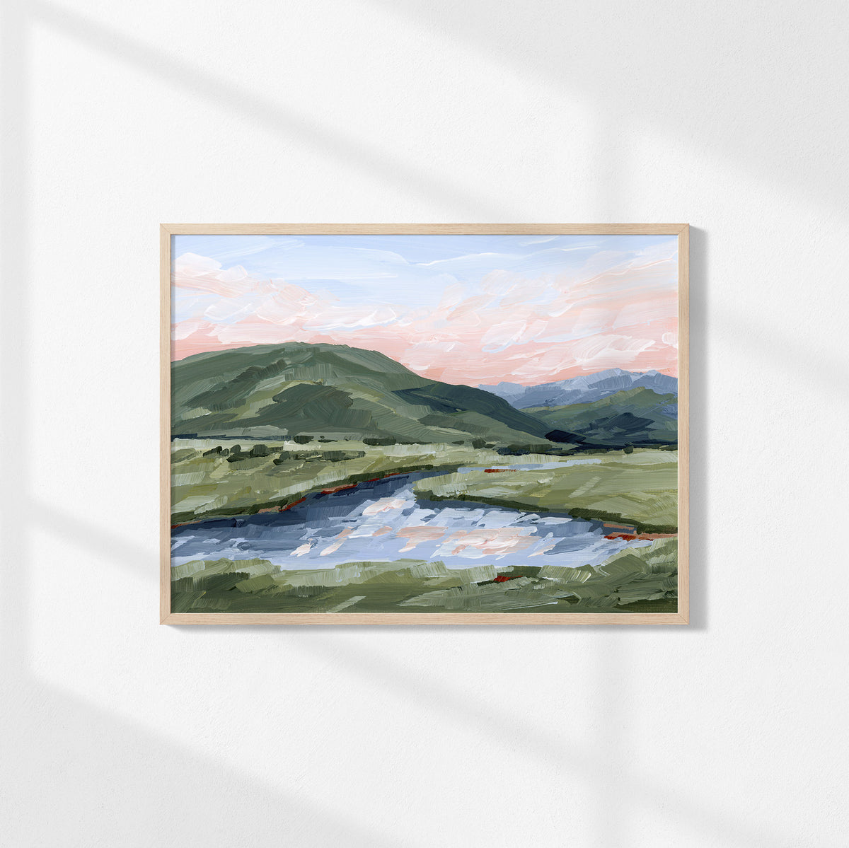 Kunstdruck „Zuhause im Tal“