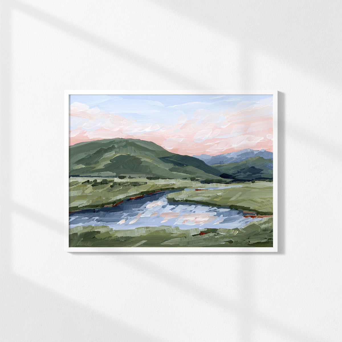 Kunstdruck „Zuhause im Tal“