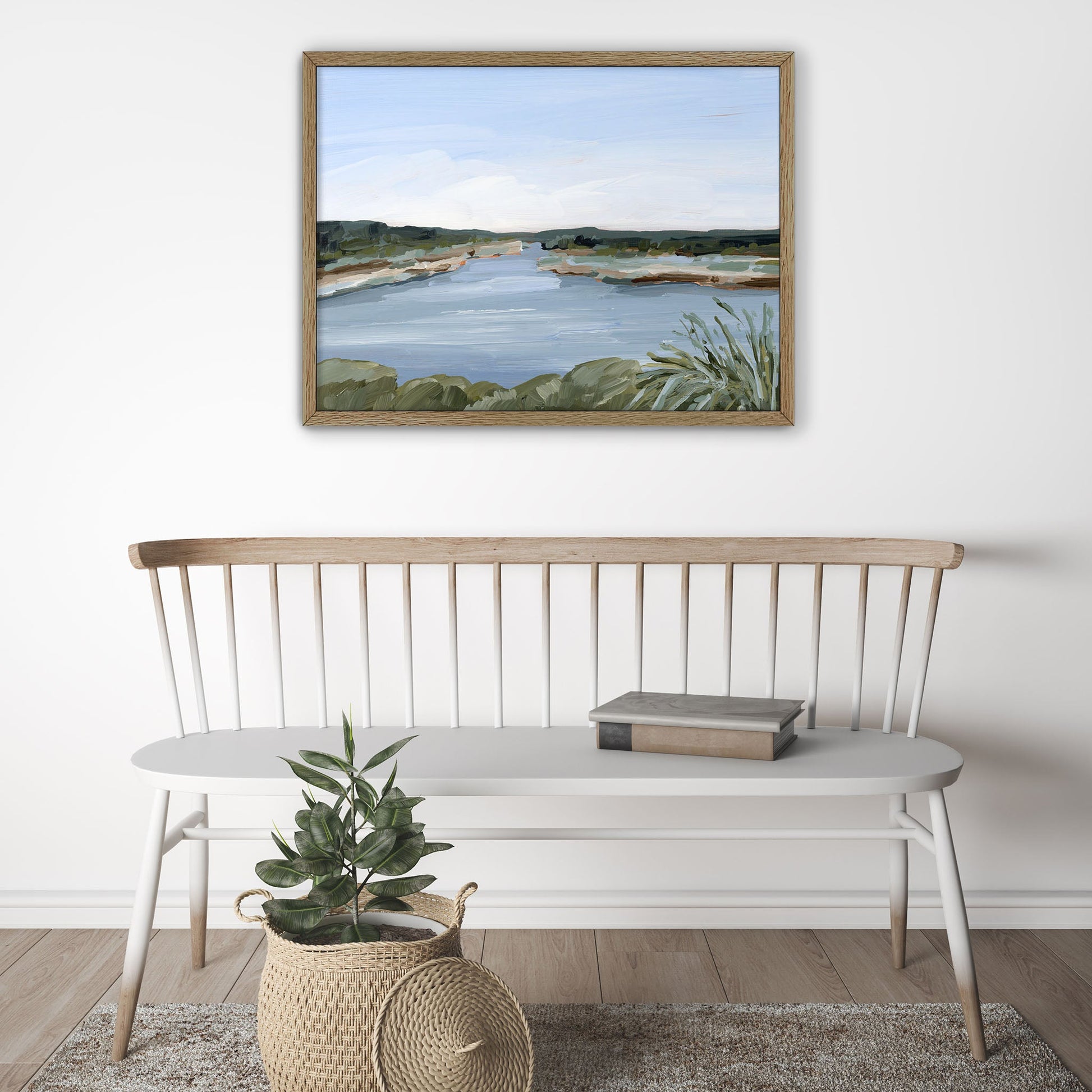 ’Dreaming of the Lake’ Art Print - Peaceful Lake - abstract - alpine - Artwork