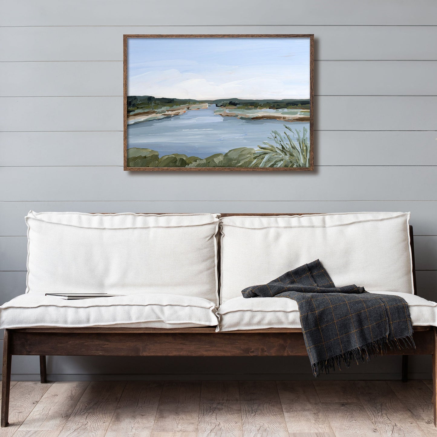 ’Dreaming of the Lake’ Art Print - Peaceful Lake - abstract - alpine - Artwork