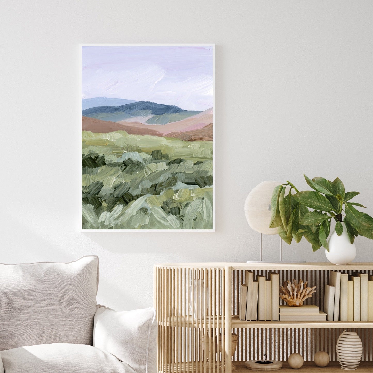 ’Driving to the Spring’ Art Print - Yellowstone National Park - Artwork - Landscape - Montana - Mountain