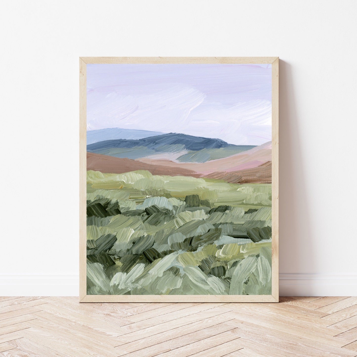 ’Driving to the Spring’ Art Print - Yellowstone National Park - Artwork - Landscape - Montana - Mountain