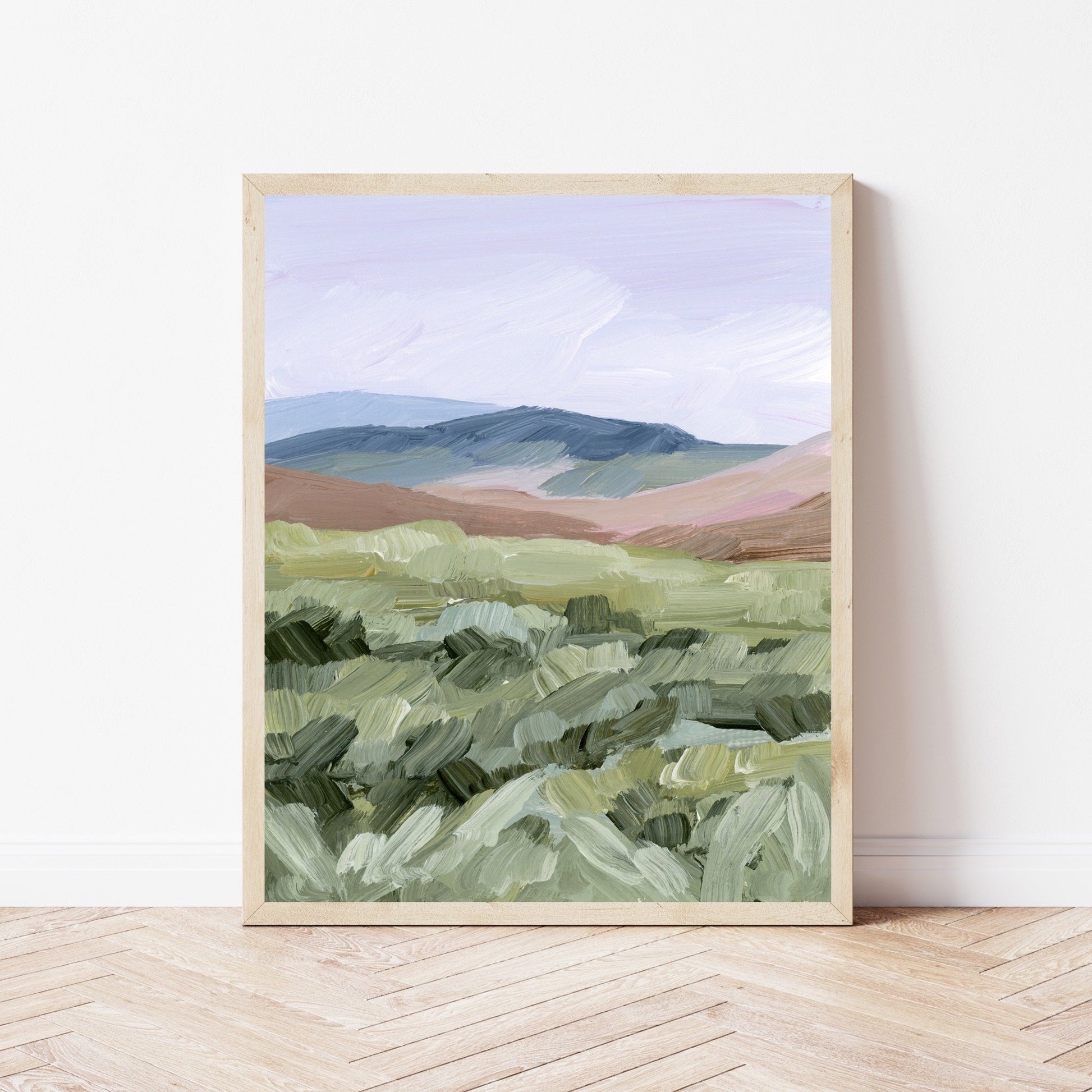 ’Driving to the Spring’ Art Print - Yellowstone National Park - Artwork - Landscape - Montana - Mountain