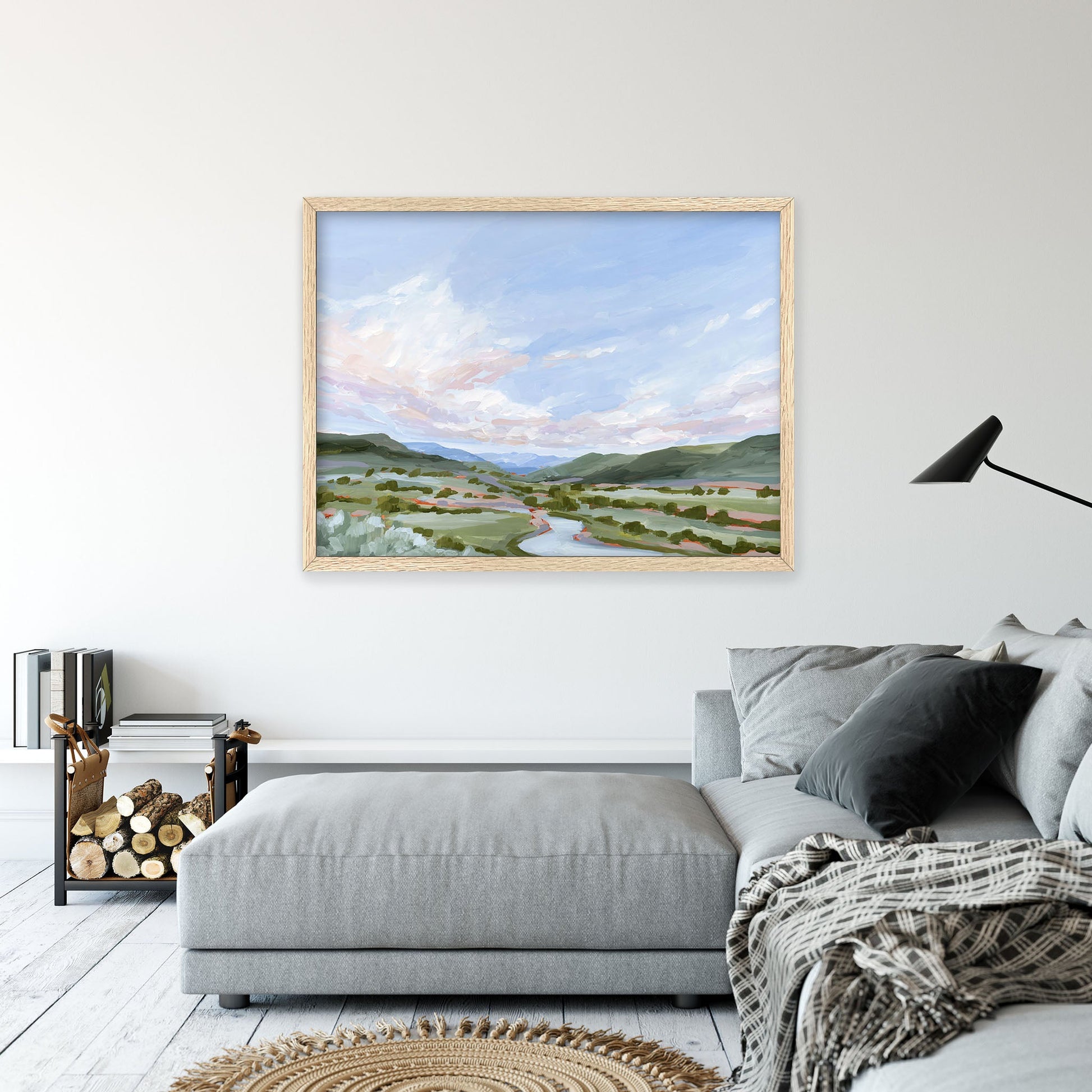 ’Eagle County’ Art Print Vail Colorado Landscape Painting Eagle Mountain