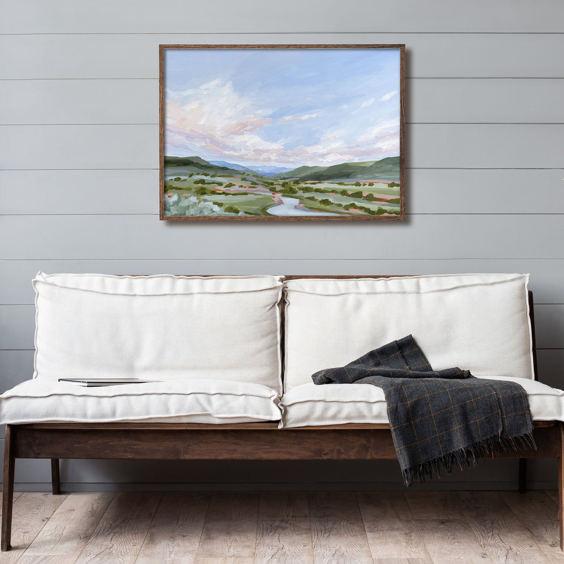 ’Eagle County’ Art Print Vail Colorado Landscape Painting Eagle Mountain