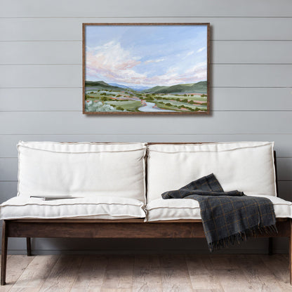 ’Eagle County’ Art Print - Vail Colorado Landscape Painting - Eagle - Mountain