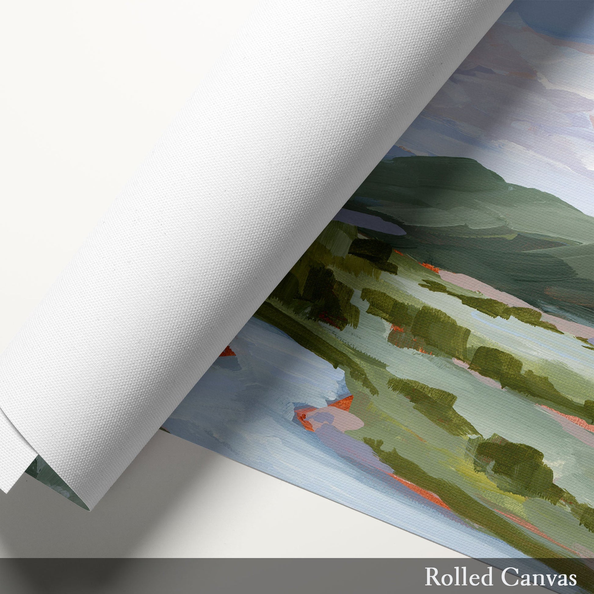 ’Eagle County’ Art Print Vail Colorado Landscape Painting Eagle Mountain