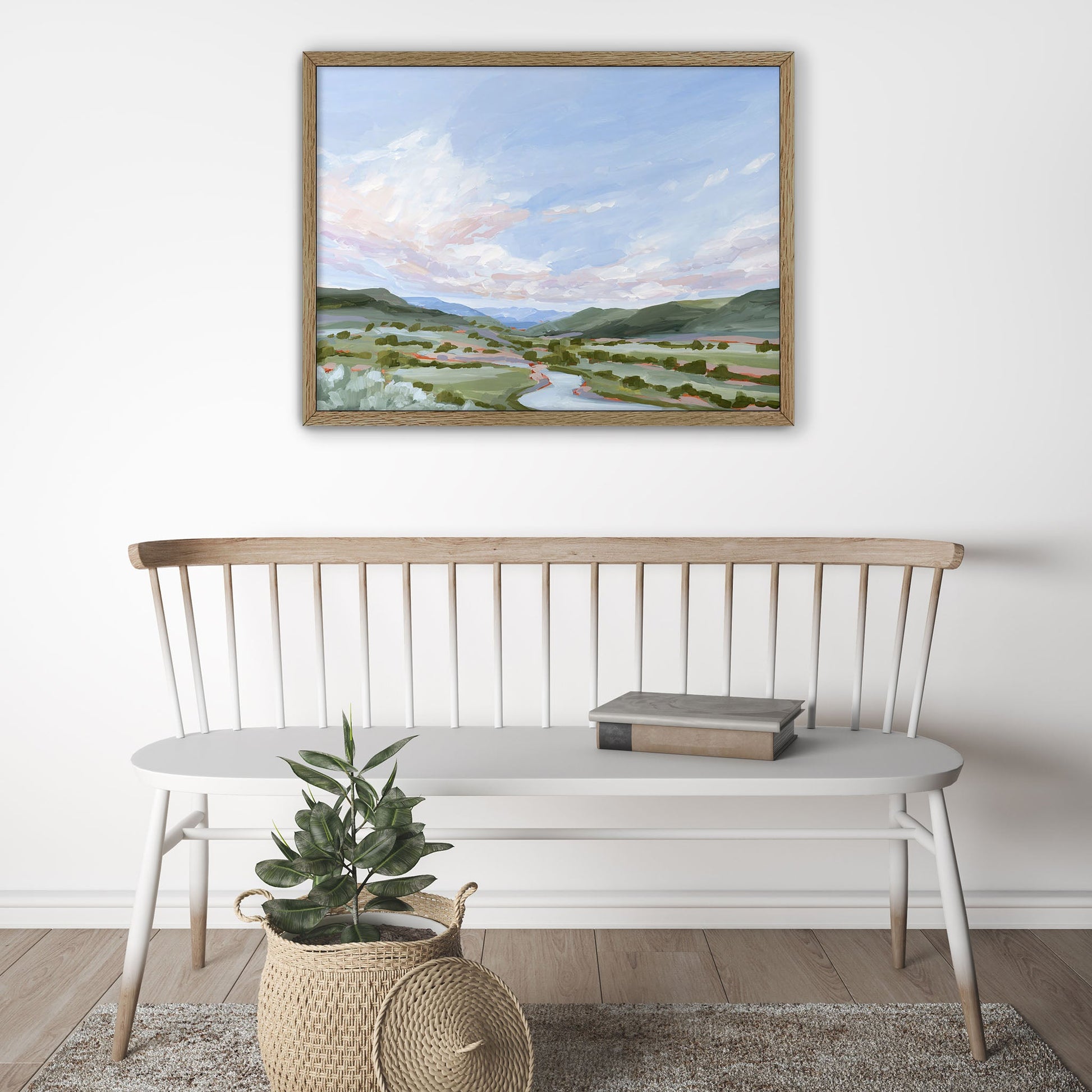 ’Eagle County’ Art Print Vail Colorado Landscape Painting Eagle Mountain