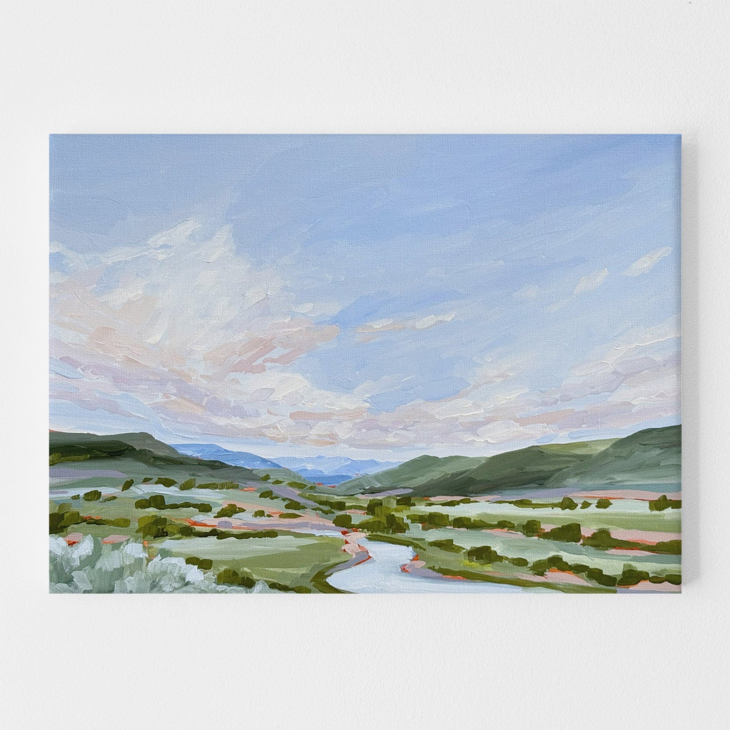 ’Eagle County’ Original Painting || 18x24 - Colorado Landscape - abstract - Acrylic - Artwork - Lake