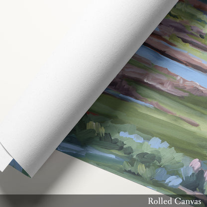 ’Eagle River’ Diptych Art Print || Set of 2 - abstract - Artwork - Colorado